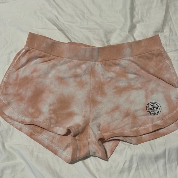 Vans Pants - Vans Pink/Peach and white tye dyed shorts. Size small!